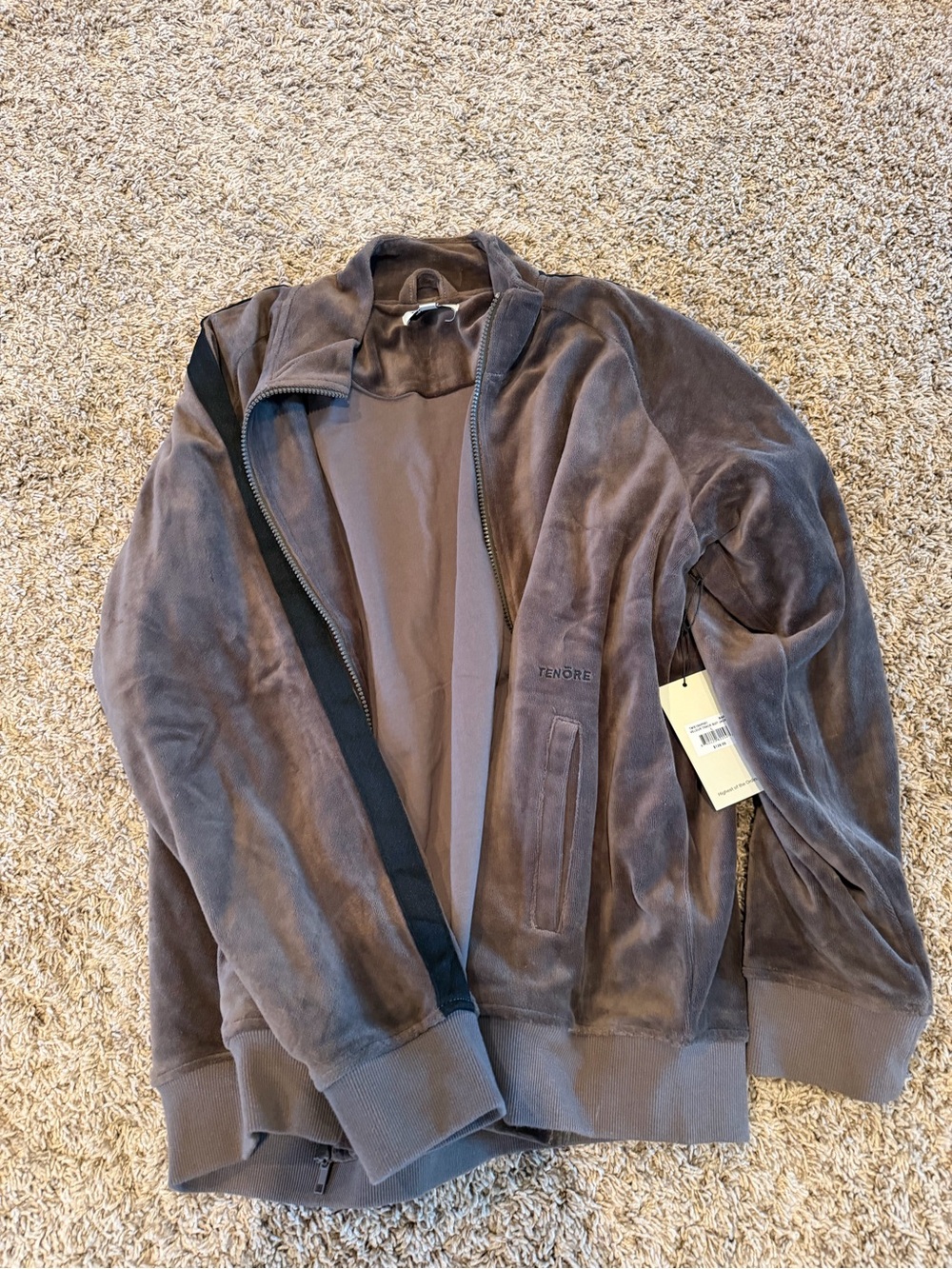 TENORE VELOUR TRACK SUIT JACKET
